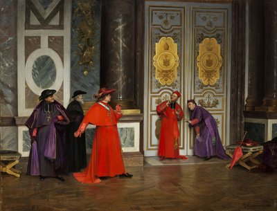 Cardinals in the Antechamber of the Vatican by Henri Adolphe Laissement